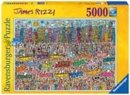 Puzzle 5000 teile kaufen im www ist eine feine angelegenheit. Ravensburger 17427 James Rizzi 5000 Teile Puzzle 153x101 Cm 17126 56 45