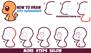 How To Draw Cute Kawaii Chibi Charmander From Pokemon In Easy Step By Step Drawing Tutorial For Kids And Beginners How To Draw Step By Step Drawing Tutorials Please download this learn how to draw charmander app and enjoy now. how to draw cute kawaii chibi
