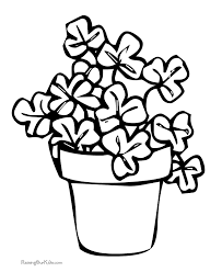 From simple and easy st. Printable Shamrocks Coloring Home
