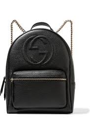 Soho Leather Chain Backpack Black Sac A Dos Cuir Sac Sac A Dos