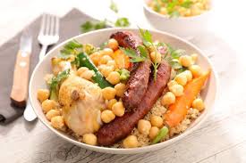 Couscous Poulet Et Merguez Facile Au Cookeo Recette En 2020 Couscous Poulet Recette Couscous Poulet Merguez