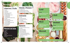 En 2h Je Cuisine Pour Toute La Semaine 80 Repas Faits Maison Sans Gachis Et Avec Des Produits De Menu Vegetarien Semaine Menu Alimentaire Planificateur Repas