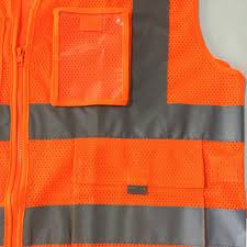 High visibility safety vests are required in many different work environments, and prepare to be reflective high visibility safety vests improve your ability to bee seen by bringing you back into the. Safety Apparel Large Blue Safety Vest Reflective With Pockets And Zipper High Visibility Reflective Stripes Multi Pocket High Visibility Mesh Vest For Men And Women L Blue Vests