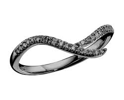 Get 5% in rewards with club o! Pave Wedding Ring Simple Black Diamond Ring 14k Gold Black Etsy