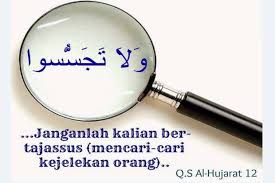 Sekarang udah ngerti kan kenapa kamu jomblo terus. Islam Mengajarkan Untuk Tidak Mencari Cari Kesalahan Orang Lain