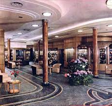 Rms Queen Mary Bond Street Photograph Taken In 1936 Queen Mary Ship Queen Mary Art Deco Interior