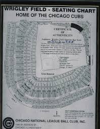 timeless cubs seats chart printable wrigley field seating