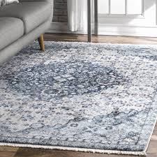 Hectoria Opulent Medallion Light Blue Rug Area Rugs Light Blue Area Rug Light Blue Rug