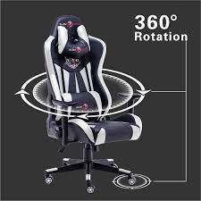 5 casters can be swiveled around for 360 degrees. Buy Toszn Ergonomic Video Gaming Chair 400 Lb Weight Capacity Office Computer Chair With Headrest Lumbar Support Reclining Racing Chair Game Chair With Adjustable Armrest Online In Poland B096821jsk