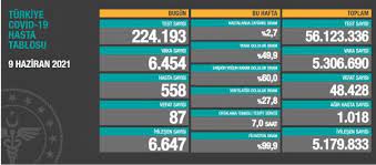 Bugün toplam 37 bin 225 test yapılırken, 993 yeni vaka tanısı konuldu, toplam vaka sayısı ise 172 bin 114 oldu. Mdbidtnrdscpdm