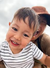 Swipe to see him take over the frame like he took all my vitamin D. 🤣  Happy birthday week to our family's baby! Favorite things: 1. Mama couch 2.  Doggies (Sierra, Hef