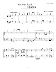 Maybe you would like to learn more about one of these? Marcha Real Espanola C 1917 Sheet Music For Piano Solo Download And Print In Pdf Or Midi Free Sheet Music For Spanish Anthem Marcha Real By Misc Traditional Folk Musescore Com