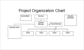 Project Organization Powerpoint Sample Chart Template