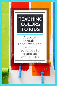 Color In Art 12 Creative Learning Activities The Kitchen Table Classroom Teaching Colors Art Lessons Elementary Homeschool Art Projects