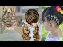 تسريحات شعر للاطفال سهلة ومميزة جدا للمدارس والمناسبات شيك جداااا youtube hair ear cuff ear