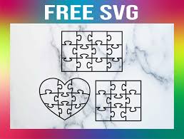 Free Puzzle Pieces Svg