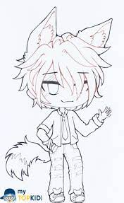 epingle par sothy mov sur boy gacha life coloriage manga dessin garcon de la petite taupe et le bonhomme neige