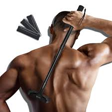 Removing back hair is never easy. Easace Back Shaver Back Hair Removal For Men Back Groomer With Long Handle 21 5 Inch Adjustable Curved Diy Body Shaver Painless Groomer With 3 Durable Refill Blade Black Buy Online In Dominica