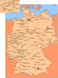 Lagekarte der deutschen bundesländer mit den jeweiligen landeswappen. Mapa Niemiec Niemcy Mapa Polityczna Samochodowa Fizyczna