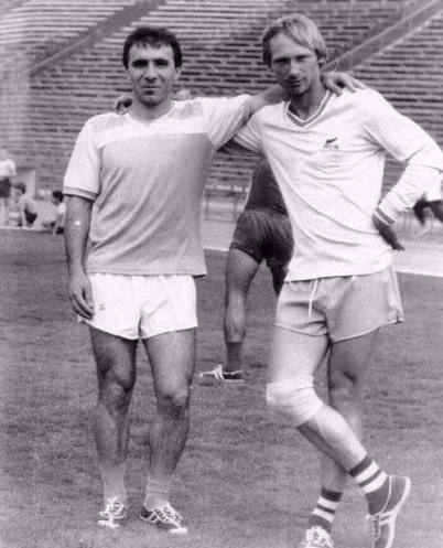İsgəndər Cavadov və İqor Panomaryov. İndiki gənclər bu əfsanələri tanımaz..