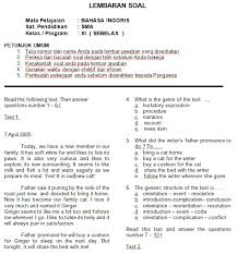 Kumpulan Materi Bahasa Inggris Kelas Xi Semester 2 Paket Lengkap Terbaru