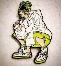 Comment deleted by user · 1y. Billie Eilish Fan Art Limited Edition Of 100 Soft Enamel Pin Etsy