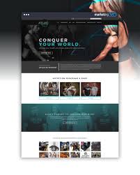 Design Of The Day By Marketing 360 Homepage Mockup Concept For Atlas Nutrition By Rob Lacy Fitness Goals Marketing Website Design