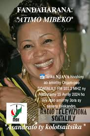 𝐅𝐀𝐍𝐃𝐀𝐇𝐀𝐑𝐀𝐍𝐀: "𝑨𝑻𝑰𝑴𝑶 𝑴𝑰𝑩𝑬𝑲𝑶" 💠Fandaharana  ara-kolontsaina arahinao tsy tapaka ao amin'ny Onjam-peo SOATALILY FM 101.2  MHZ isakin'ny Alatsinainy amin'ny 3ora sy sasany tolankandro. ✓Fandaharana  nataon'ny Fitalevam-paritry ny ...