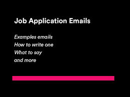 Ever since i was a child, i have had a deep love for animals, especially dogs. 5 Best Job Application Email Examples Algrim Co
