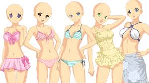 Welcome to anime characters database. Bikini Base Amuchii Bases By Her Bases Deviantart Com On Deviantart Drawing Base Anime Drawings Drawings