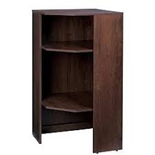 sauder hanover jamocha wood corner unit canadian tire corner unit storage closet organization sauder