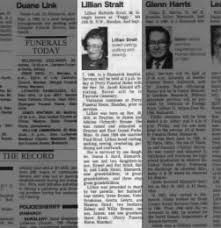 Obituary for Lilian Strait