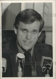 1986 Press Photo Mike Hamlin, Talladega Chief of Police at press confe