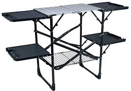 Food Prep Station Outdoor Grill Table Portable Camp Cooking Table Poolside Beach Outdoor Cooking Station Camping Table Camping Coffee Maker