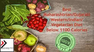 Marathi Gujarati Western Diet Plan For Weight Loss 1100 Calorie