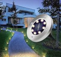 Solar Outdoor Waterproof Ground LED Lights | Free Shipping and 30-Day Guarantee