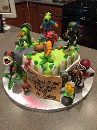 Plants Vs Zombies Garden Warfare Cake Zombie Birthday Plants Vs Zombies Cake Zombie Birthday Parties