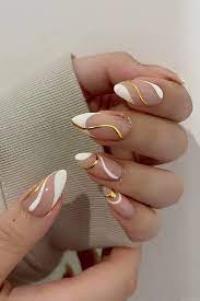 25 White and Gold Nail Designs Everyone Will Be Wearing in 2025