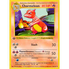 By looking at the border around your pokémon on the card. Charmeleon 24 102 Base Set 1st Edition Shadowless Uncommon Pokemon Card Near Mint Tcg
