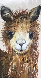 Pin By 13 13 On Black Creek Ridge Llama Painting Animal Art Art Painting