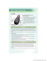 Exterior lights blink 3 times when you unlock the doors. Remote Control Chrysler Town And Country 2010 5 G User Guide 92 Pages