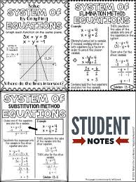 17 Best Ideas About Systems Of Equations On Pinterest Algebra Systems Of Equations Math Notebooks Math Interactive Notebook