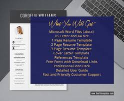 The field of computer science is one that is multifaceted. Ms Office Word Cv Template Professional And Modern Resume Cover Letter Best Selling Resume College Student Resume Internship Resume Printable Curriculum Vitae Template Thecvtemplates Com