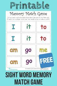 Match Game Sight Word Memory Match Worksheet Education Com Teaching Sight Words Preschool Sight Words Printables Sight Words Kindergarten