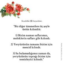 Hadis Hadis I Serif Teyemmum Cami Mescit Mescid Namaz Ibadet Guzel Soz Dualar Serif