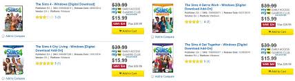 The company would not say how many amazon employees will work directly at . Simsvip On Twitter Black Friday In July Best Buy Sims 4 And Expansion Packs Are Just 19 99 And 15 99 For Gamers Club Members Https T Co 1hx9jwgmz6 Https T Co Bua9rfokwm