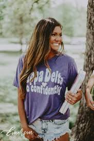 Kappa Delta Go Confidently Tee Kappa Delta Shirts Kappa Delta Sorority Tshirts