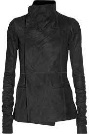 Rick Owens Leather Jacket Leather Coat Jacket Jackets