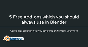 5 Free Addons That Will Simplify Your Work In Blender 3d Blender Tutorial Blender 3d Blender Addons