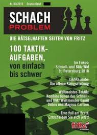 Eine kostenlose registrierung ist nicht erforderlich. Schach Problem Heft 03 2019 Buch 978 3 86681 725 8 Thalia